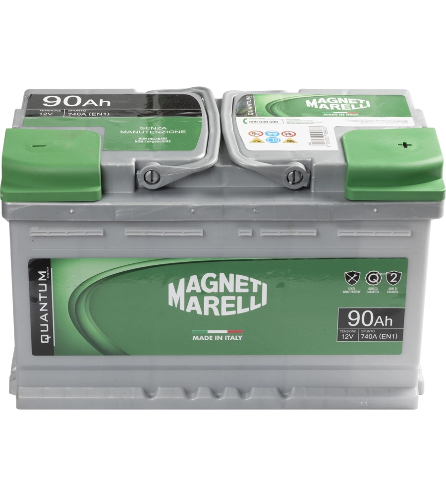 Magneti marelli batteria per auto 90ah 12v 740a en1 per cassetta l4